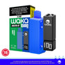 Experience WAKA Chile Disposable Pods WAKA Ceator 15.000 Fresh Mint Flavor Flavour 3% Nicotine Interactive Screen 13ml E-liquid WAKA Chile Pod's Desechable WAKA Ceator 15.000 menta Sabor Flavor 3% Nicotine 13ml E-liquid Pantalla Interactiva
