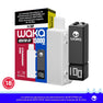 Experience WAKA Chile Disposable Pods WAKA Ceator 15.000 Strawberry Kiwi Flavor Flavour 3% Nicotine Interactive Screen 13ml E-liquid WAKA Chile Pod's Desechable WAKA Ceator 15.000 fresa kiwi Sabor Flavor 3% Nicotine 13ml E-liquid Pantalla Interactiva
