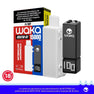 Experience WAKA Chile Disposable Pods WAKA Ceator 15.000 Strawberry Watermelon Flavor Flavour 3% Nicotine Interactive Screen 13ml E-liquid WAKA Chile Pod's Desechable WAKA Ceator 15.000 Fresa sandia Sabor Flavor 3% Nicotine 13ml E-liquid Pantalla Interactiva

